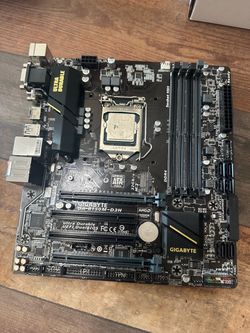 Gigabyte GA-B150M-D3H w/ Intel i5 6500