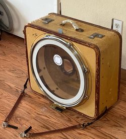 Suitcase 16" Kick Bass for Drum Set. Head size is 16"