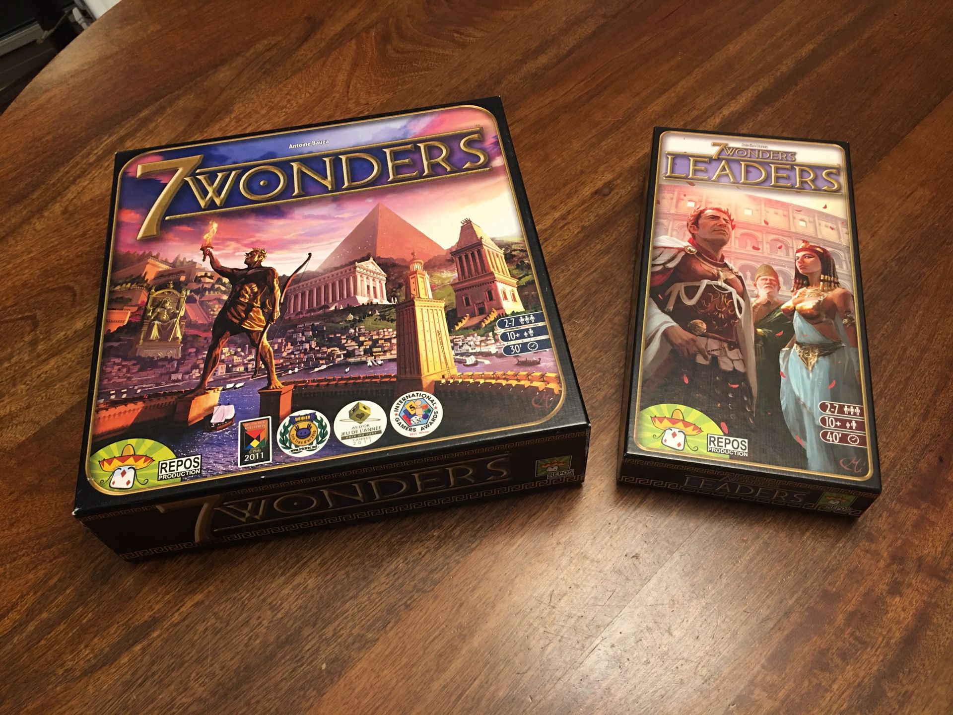7 Wonders + Leaders Expansion Board Game