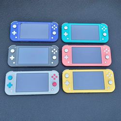 Nintendo Switch 32GB Lite - Lot Of 6 - See Photos & Description 