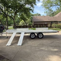 2024 New Aluma Tráiler Atv 18x90 Clean Title /polaris Sportsman/can An Outlander/ Kawasaki Mule/Honda Recon /rzr Higlifter/xp4 XMR Xtp X3 /Renegade 