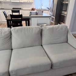 Cream Couch And Love Seat
