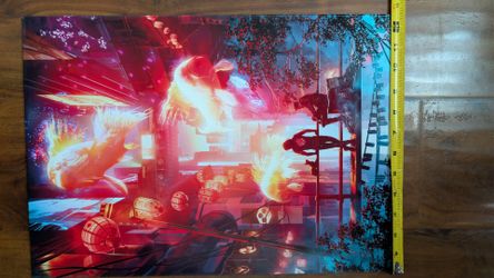 Cyberpunk 2077 Metallic Poster (Textra finish)