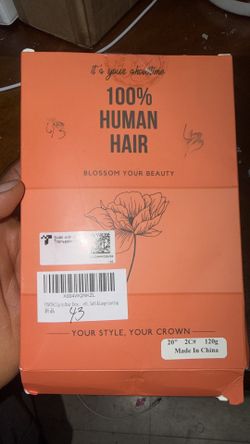 100% Human Hair Clip-In Extensions – 20” Dark Brown – New