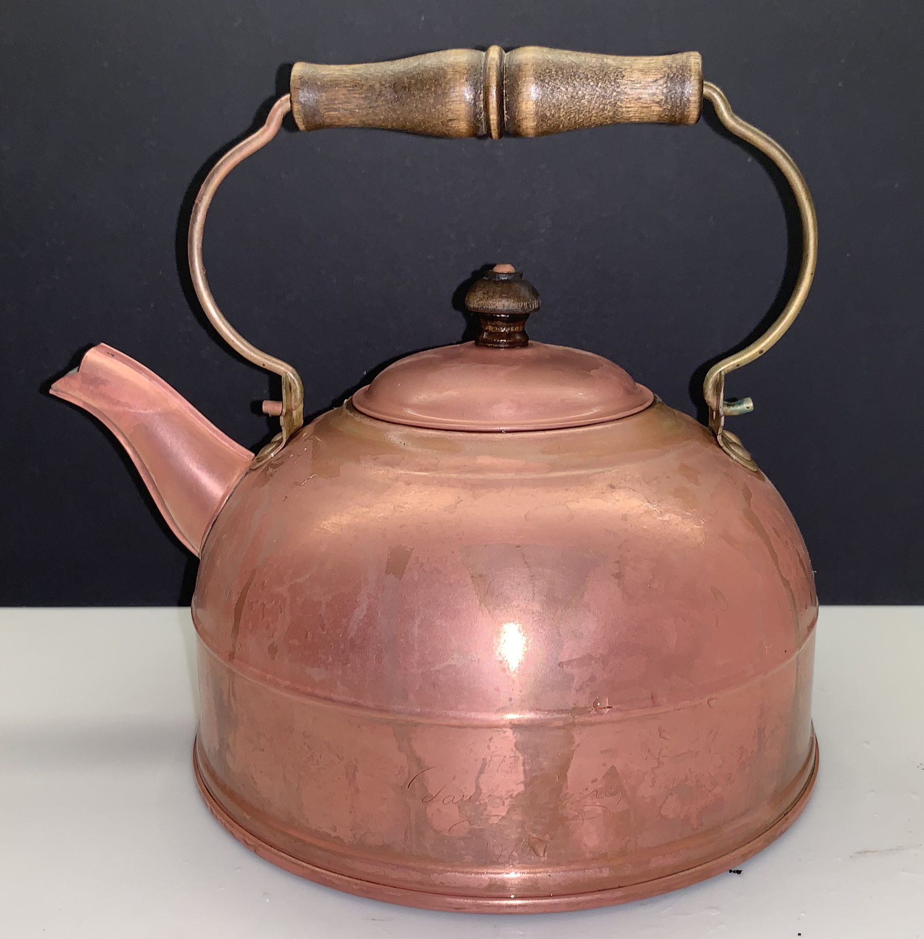 Copper kettle tea pot