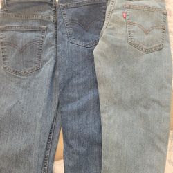 3 Pairs Levi's Kids Jeans Size 10