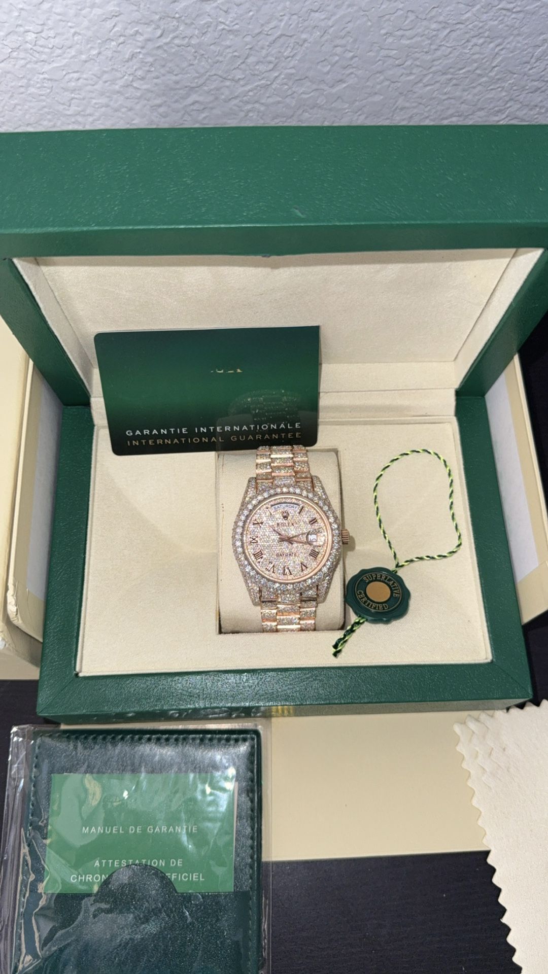 Full Moissanite Watch