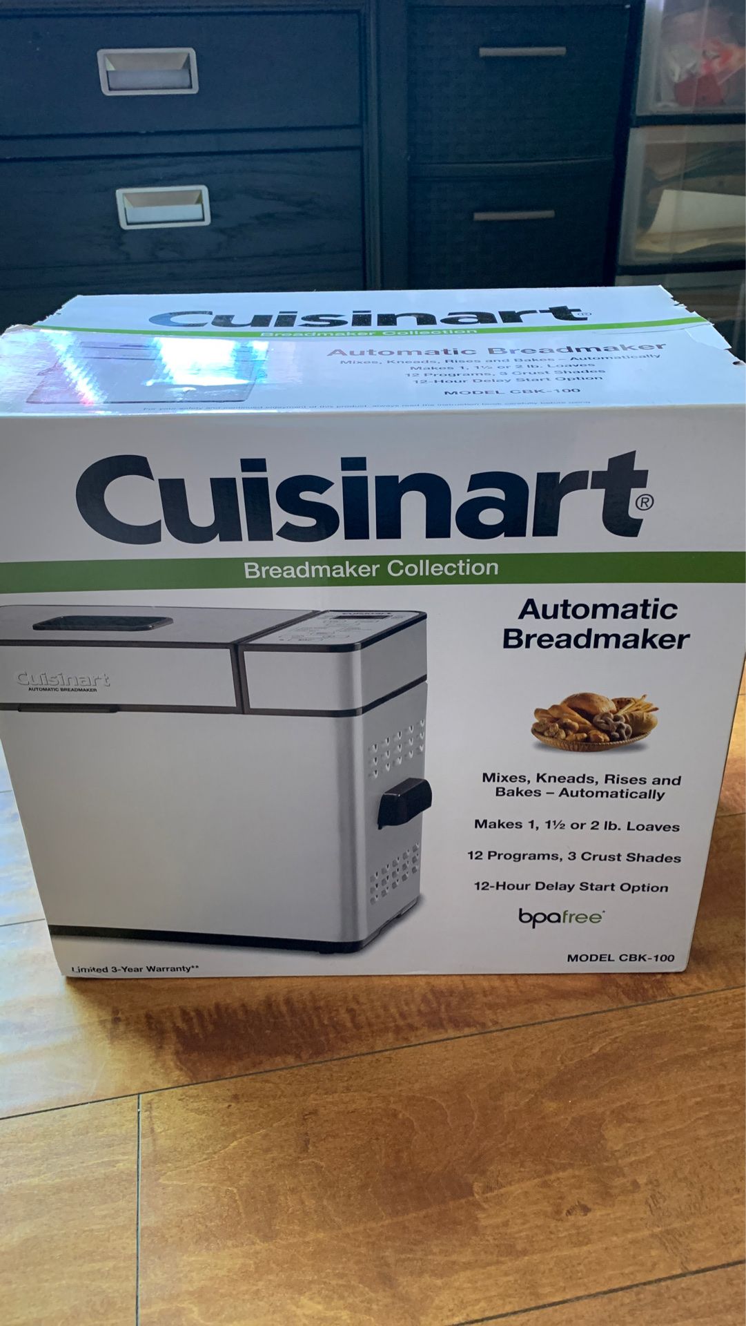 Cuisinart bread maker automatic model CBK-100