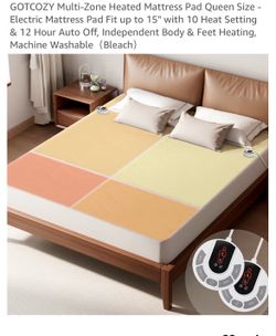 Queen Mattress Heated Pad