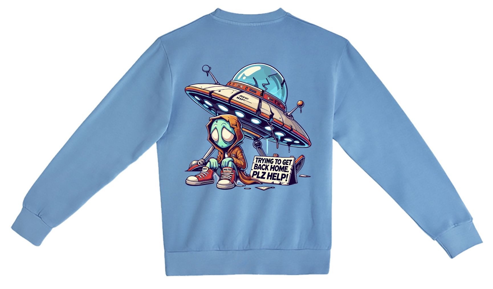 Philthy Martian “ Phone Home “ Graphic Design Fleece Set