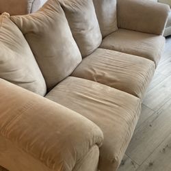 Sofa And Chair With Ottoman