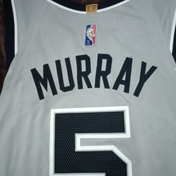 Actual NBA Murray Spurs Jersey Real 