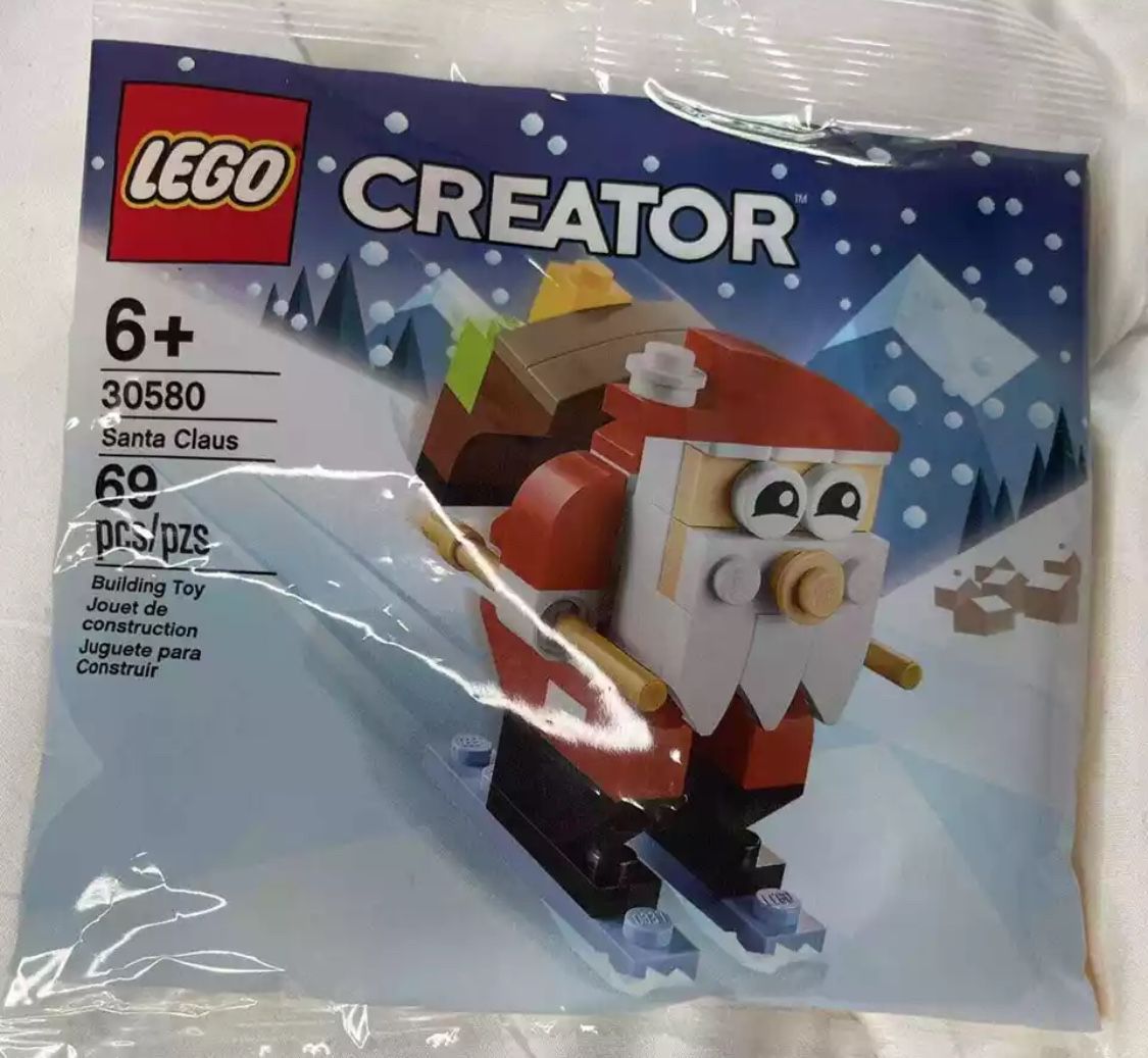 Lego Creator 30580 Santa Claus Christmas Holiday Polybag Stocking Gift Set
