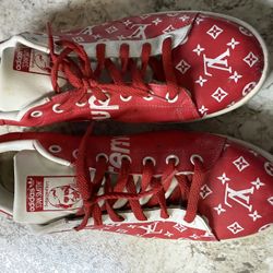 Stan Smith supreme Louis Vuitton shoes, size 12