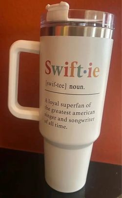 New large Taylor Swift tumbler 40 oz. Swiftie logo. Great gift!