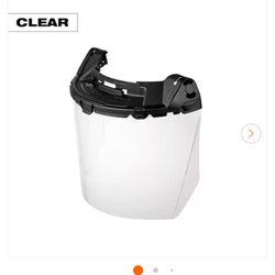 Milwaukee BOLT Clear Uncoated Lens Task Full Face Shield