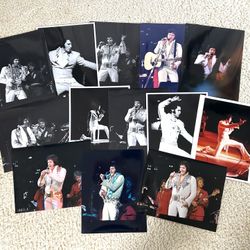 ELVIS - Concerts 8x10 Photos!!! ( plus 10 free 8x10 Photos- Duplicates )