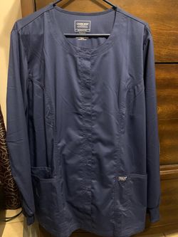 Women’s Cherokee Workwear Revolution Scrub Jacket Navy