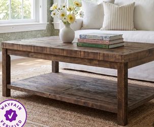 Brand new solid wood coffee table