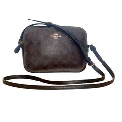 Coach Signature Mini Camera Crossbody Bag
