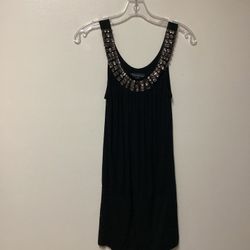 Women’s TWENTYONE Polyester/Spandex Black Stretch Sleeveless Dress… Size Small