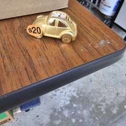 Mini Gold V.w Bug Clock