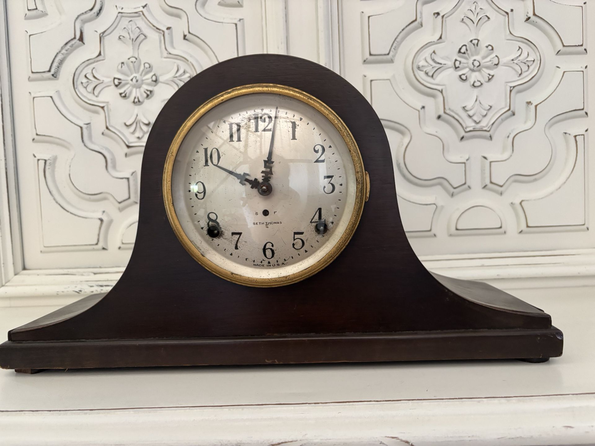 Seth Thomas Antique Mantle Chiming Clock