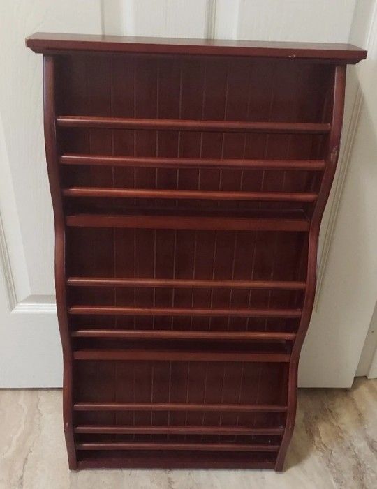 Pottery Barn Book Shelf Catalina Book Rack Brown Like New