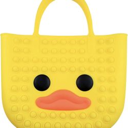 Large Duck Purse - Bubble Push Pop Bag with Duck Face  Latest Fidget Toys  for Kids, Girls, Easter - Silicone Fidget Handbag (Yellow Duck) for Sale in  Rancho Cucamonga, CA - OfferUp