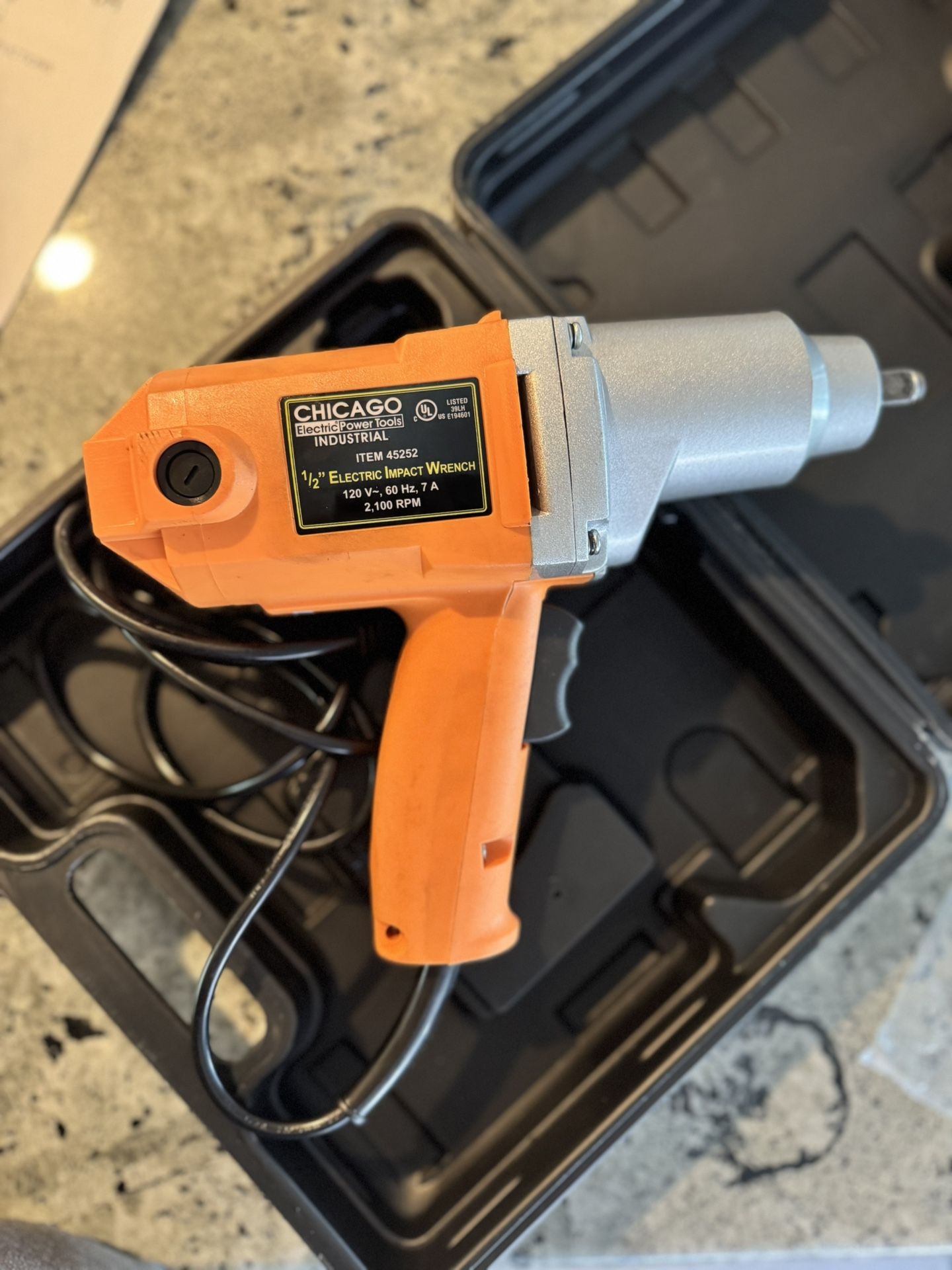 Chicago 1/2 Inch Electric Impact Wrench