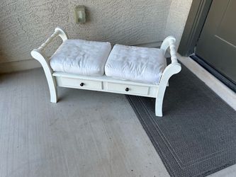 Cushioned Entry Bench - Bedroom Bench