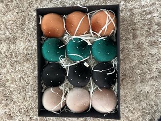 Velvet ornaments 12