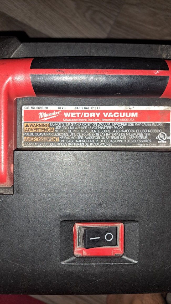 Milwaukee Wet/Dry vac