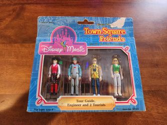 Vintage Disney Magic Town Square Friends Figurines