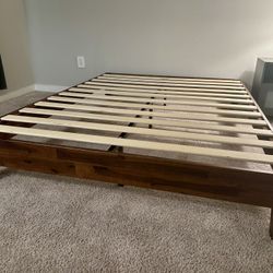 Modern Queen Bed Frame (Zinus)