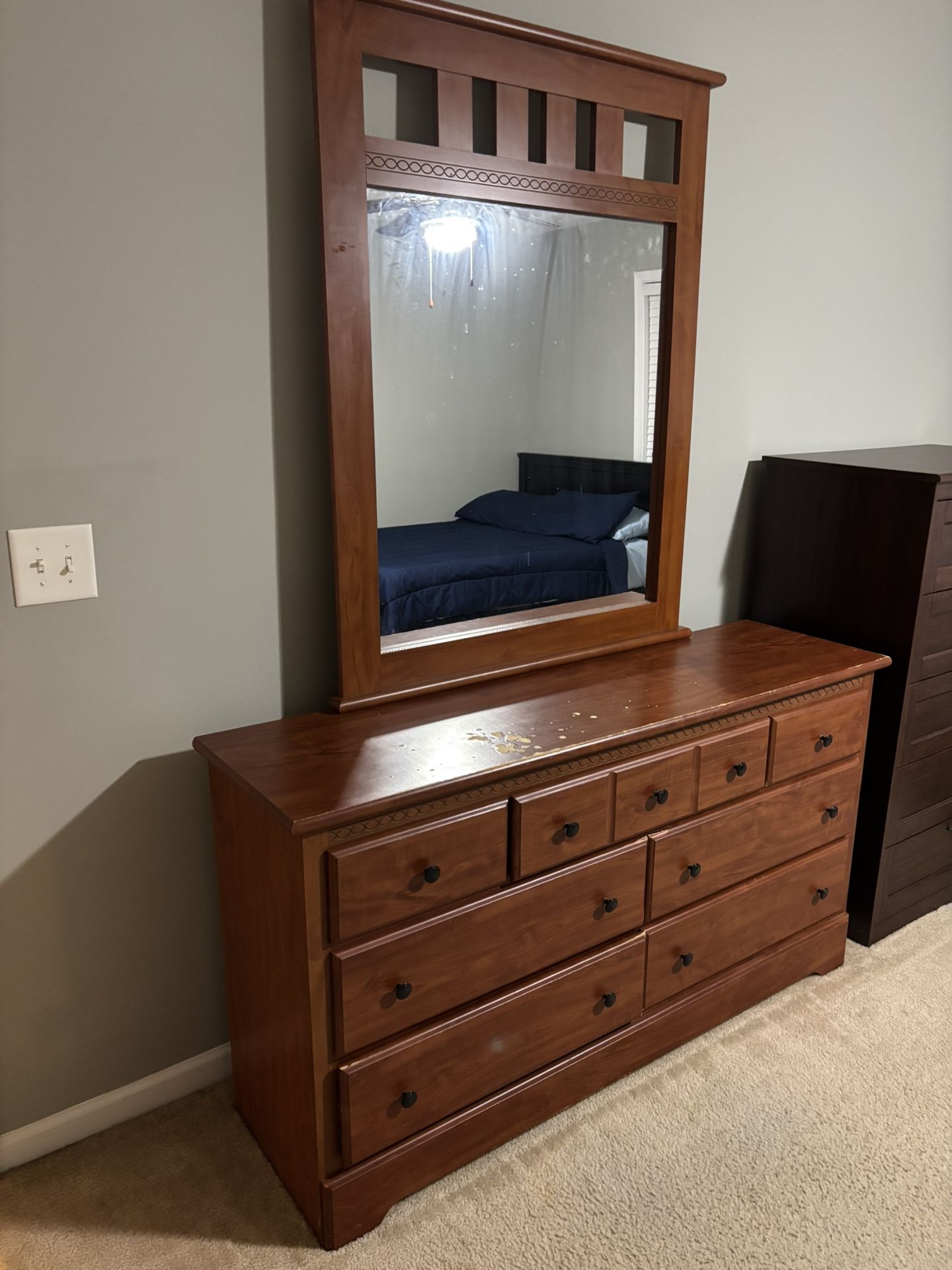 Dresser & mirror $150 or best offer