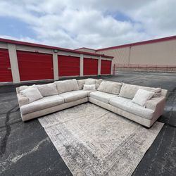 FREE Delivery • Ashley Furniture Cream Sectional – Like New