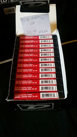 Dunlop .10 electric guitar strings