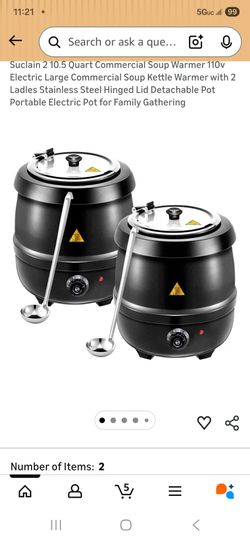 Electric Soup Warmers