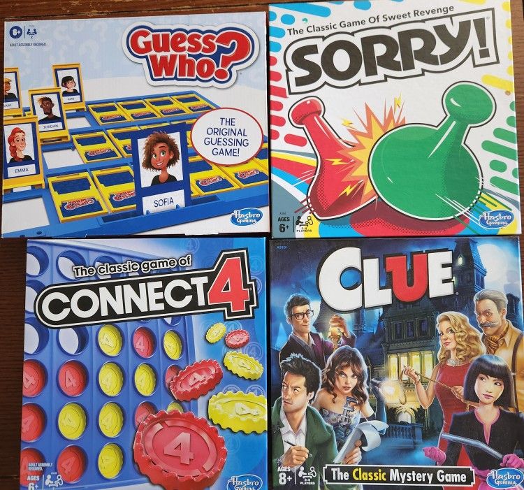 4 Pack Of Family Games