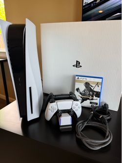 PS5 Disk Edition + 2 Controllers & Charger + Ghost of Tsushima Directors Cut