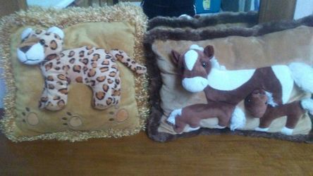 Kids Plush Animal Pillows