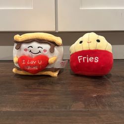 S’mores and French Fries Plushies
