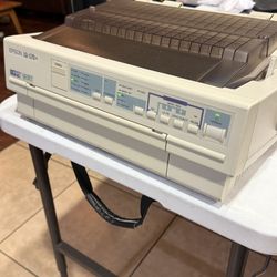 Epson LQ-570+ Dot Matrix Printer • WORKS • NEW RIBBON