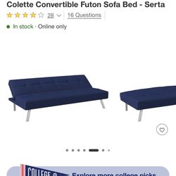 Futon Sofa Bed And rug