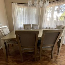Dining Set With 6 Chairs 