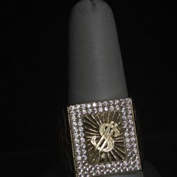 10k Gold Man's Ring 