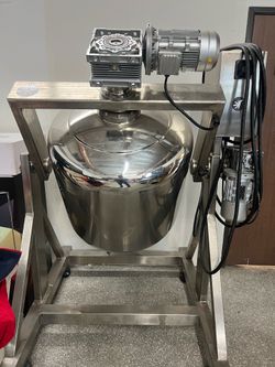 350L Stainless Steel Rotary Drum Mixer | Food Grade 304 SS | Like New
