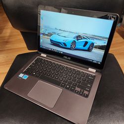 Asus 2-in-1 Ultrabook Zenbook Touchscreen Laptop Intel 1.6GHz , 8GB  Ram 256GB SSD Fast WiFi Camera HDMI USB C Windows 11 