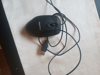 Amazon Basics Wired USB Computer Mouse